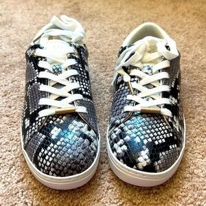 NWT Ted Baker snakeskin pattern tennis shoes